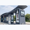 Cobertizo de autobús moderno urbano inteligente de alta calidad con diseño fino para máquinas expendedoras a la venta