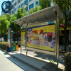 Estación de parada de autobús económica al aire libre de acero inoxidable