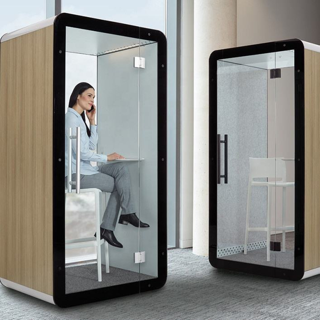 Gran oferta 2022, muebles modernos para entorno de trabajo para cabina telefónica de quiosco de espacio privado